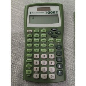 Texas Instruments TI-30X-IIS Green Scientific Calculator With Cover‎ -Tested